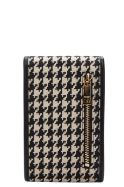 Knightsbridge Phone Pouch (Ecru Houndstooth)