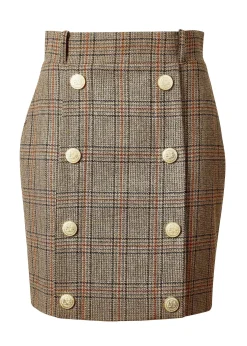 Knightsbridge Skirt (Bourbon Tweed)