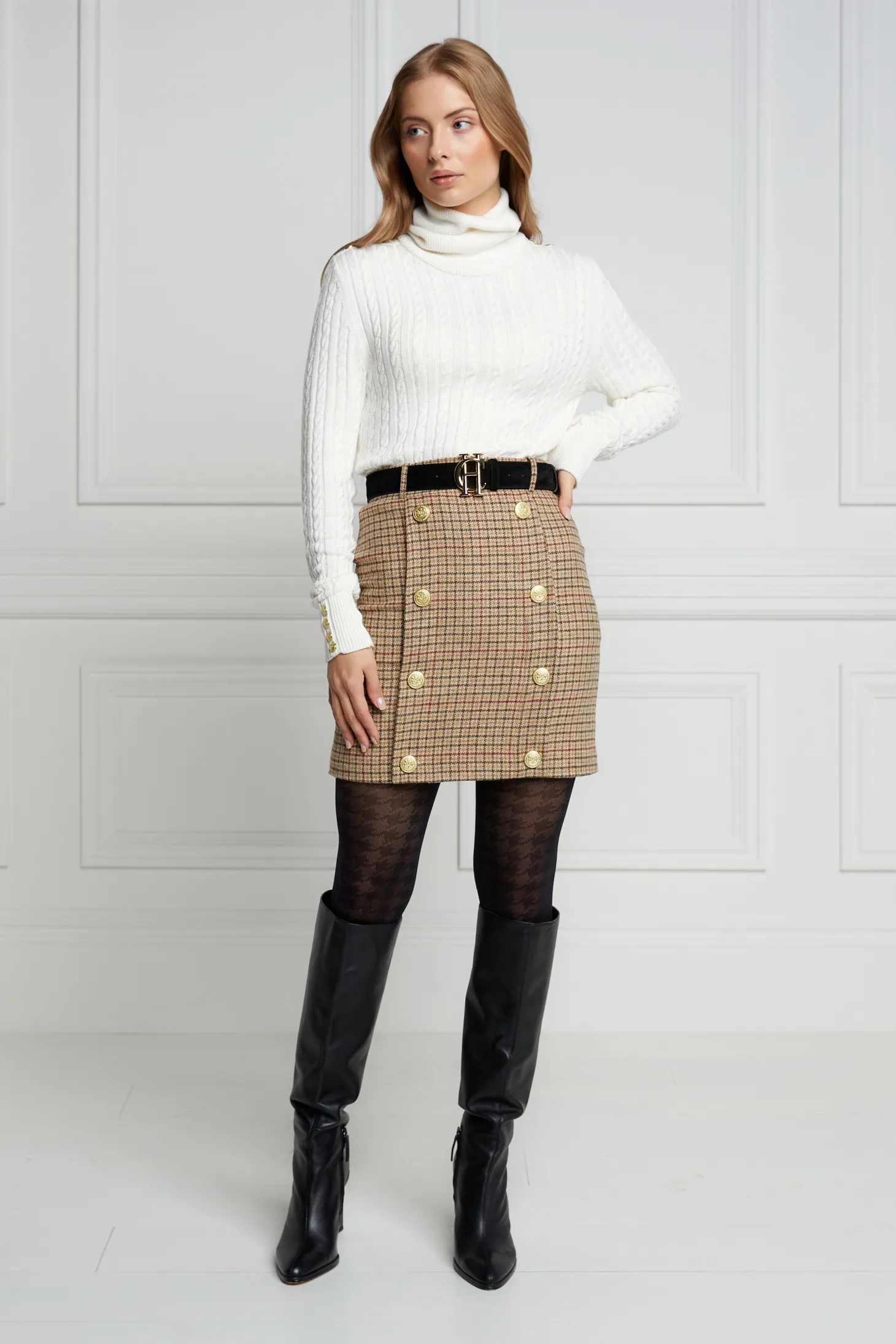 Knightsbridge Skirt (Charlton Tweed)