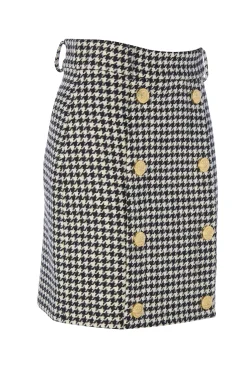 Knightsbridge Skirt (Houndstooth)