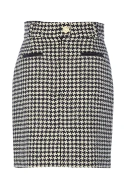 Knightsbridge Skirt (Houndstooth)