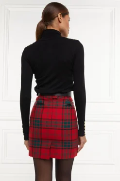 Knightsbridge Skirt (Red Tartan)