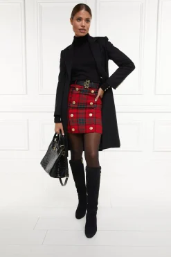 Knightsbridge Skirt (Red Tartan)