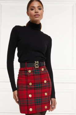 Knightsbridge Skirt (Red Tartan)
