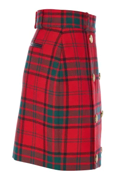 Knightsbridge Skirt (Red Tartan)