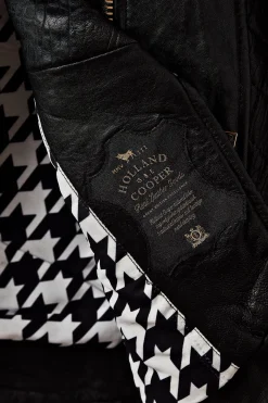 Leather Biker Jacket (Black)