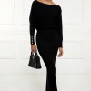 Leyla Knitted Dress (Black)