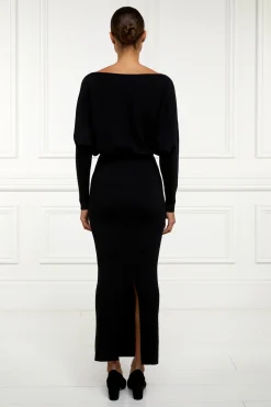Leyla Knitted Dress (Black)