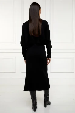Leyla Knitted Skirt (Black)