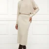 Leyla Knitted Skirt (Oatmeal)