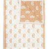Lightweight Monogram Scarf (Camel Cream)