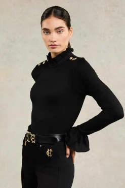 Lilibet Jersey Tee (Black)