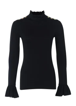 Lilibet Jersey Tee (Black)