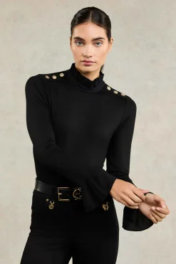 Lilibet Jersey Tee (Black)