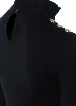 Lilibet Jersey Tee (Black)
