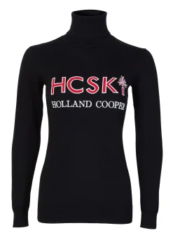 Logo Ski Knit (Black)