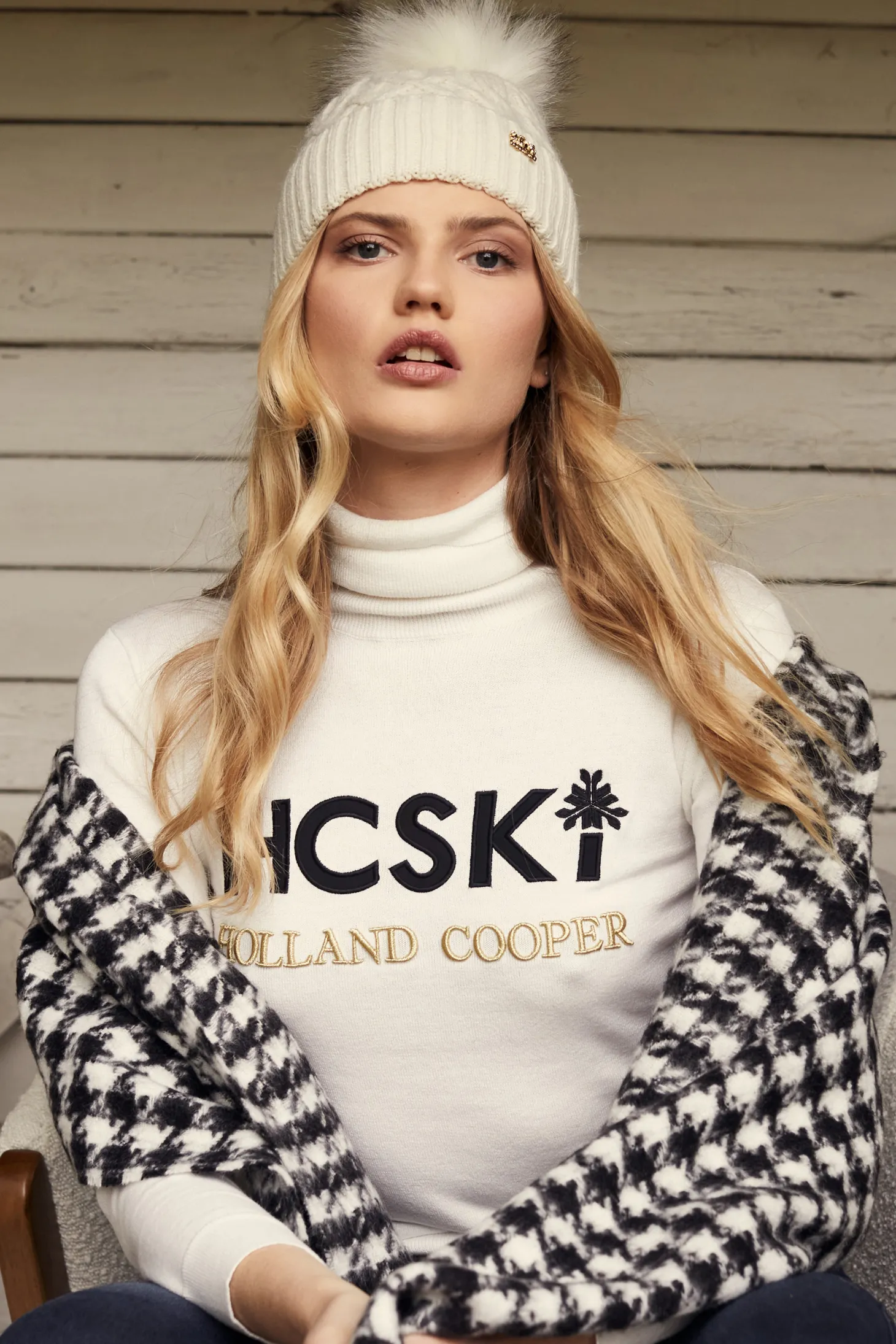 Logo Ski Knit (Winter White)