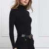Long Sleeve Bodysuit (Black)