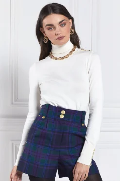 Luxe Tailored Short (Heather Tartan)