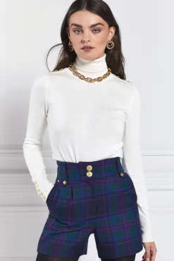 Luxe Tailored Short (Heather Tartan)