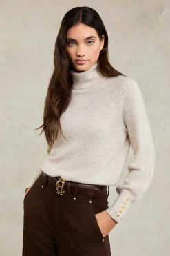 Maisie Roll Neck Knit (Barley)