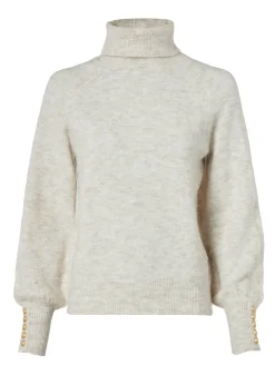 Maisie Roll Neck Knit (Barley)