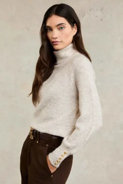 Maisie Roll Neck Knit (Barley)
