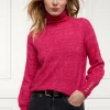 Maisie Roll Neck Knit (Fuchsia)