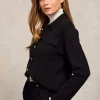 Maria Knitted Overshirt (Black)