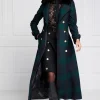 Marlborough Shearling Trench Coat (Blackwatch)