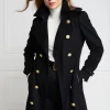 Marlborough Trench Coat (Soft Black)