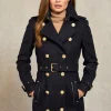 Marlborough Trench Coat (Soft Navy)