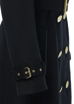 Marlborough Trench Coat (Soft Black)