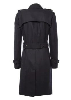 Marlborough Trench Coat (Soft Navy)