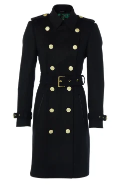 Marlborough Trench Coat (Soft Black)