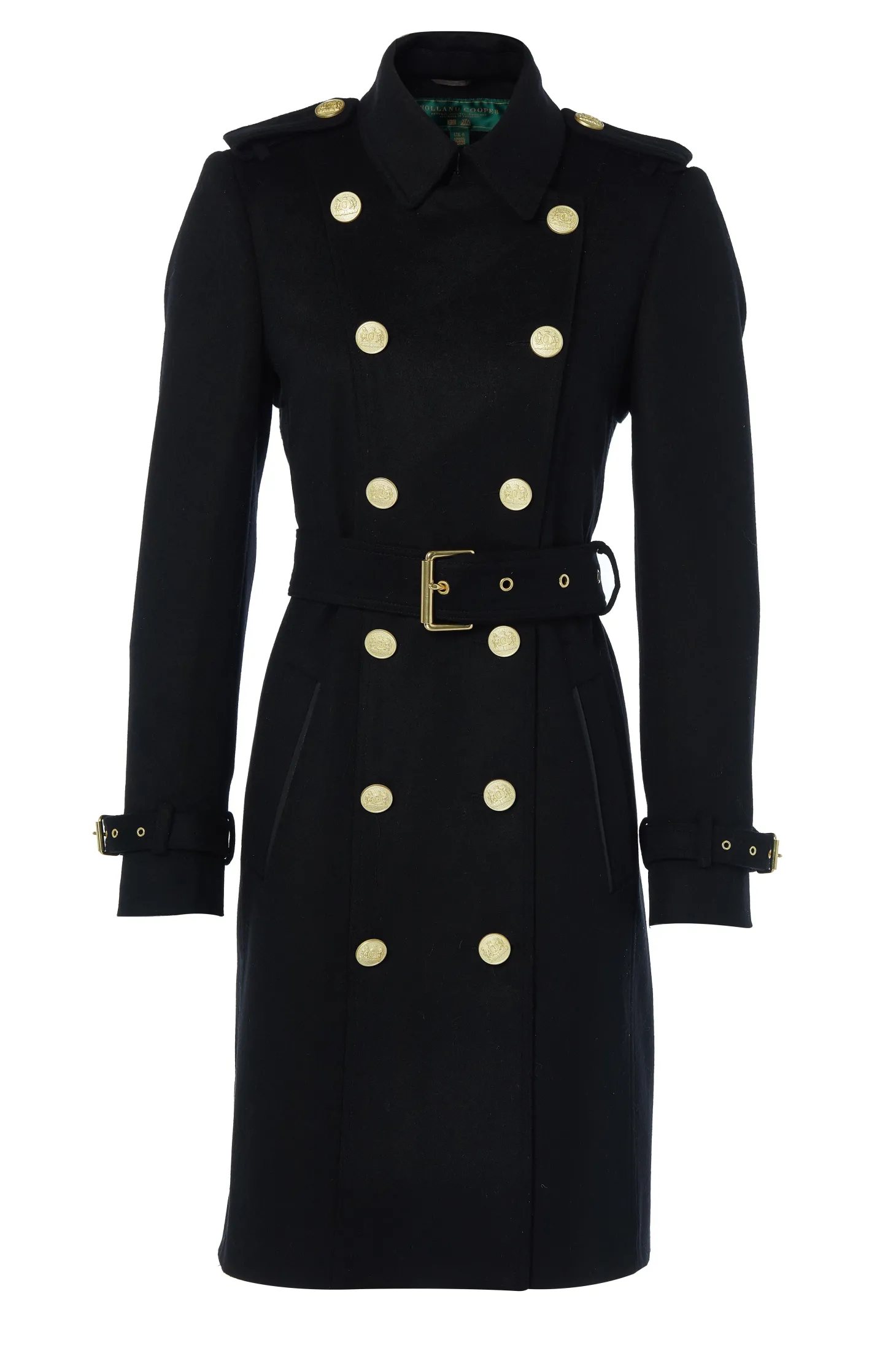 Marlborough Trench Coat (Soft Black)