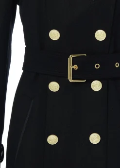Marlborough Trench Coat (Soft Black)