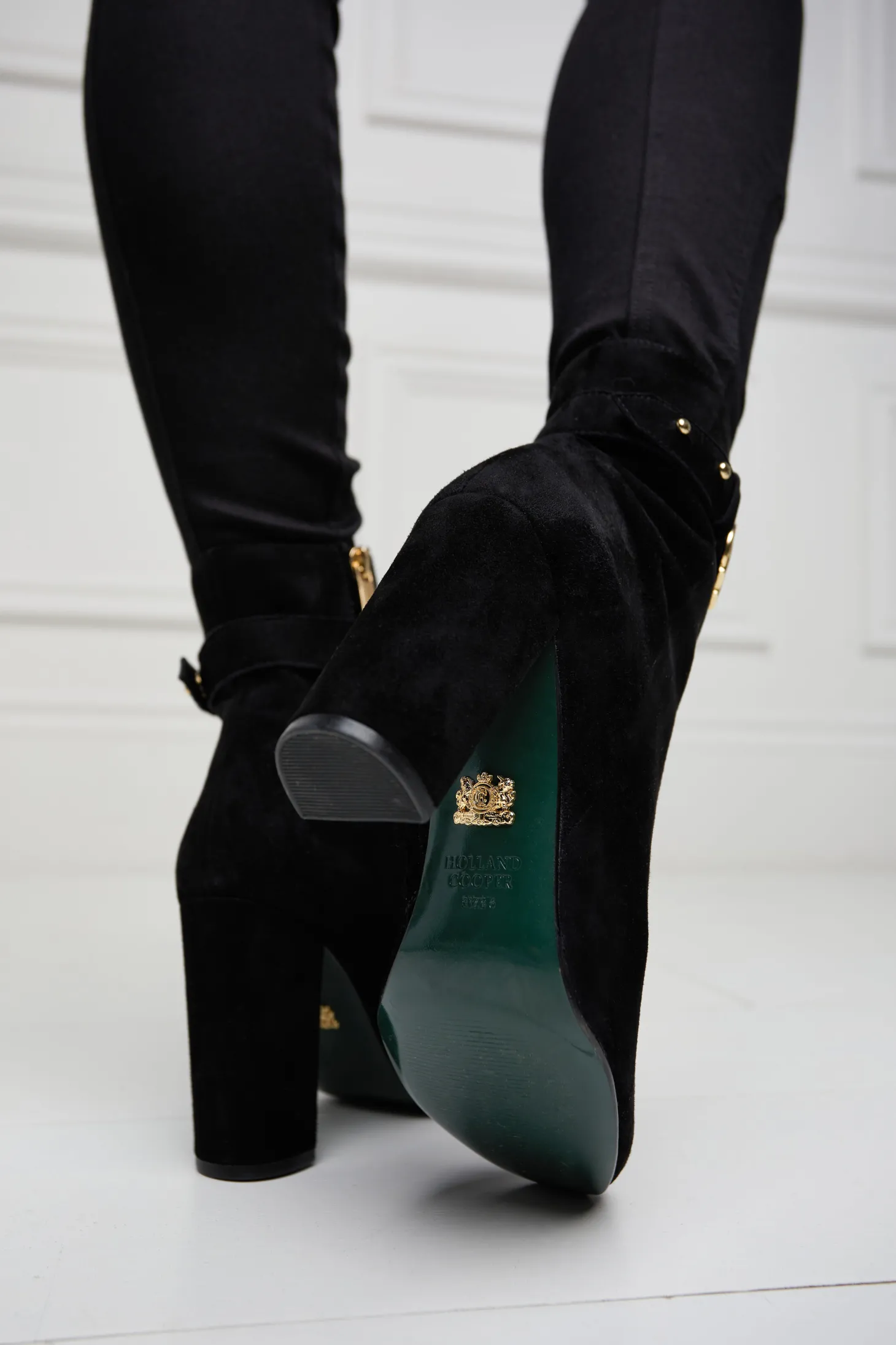 Mayfair Suede Ankle Boot (Black)