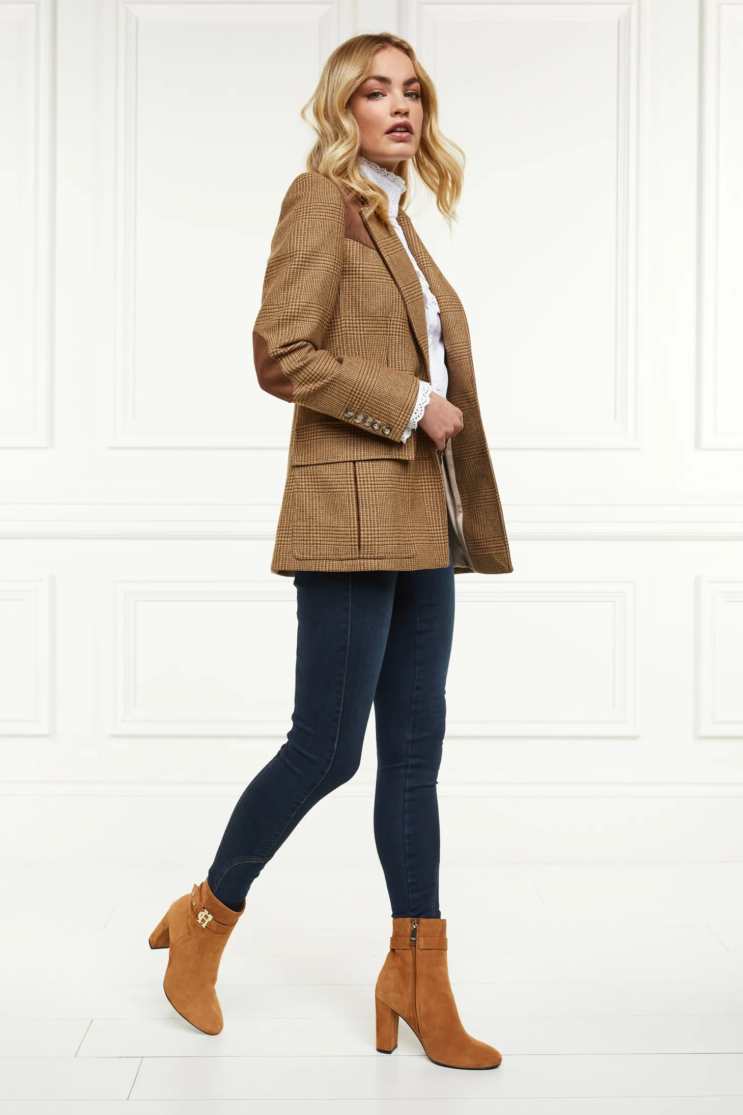 Mayfair Suede Ankle Boot (Tan)