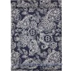 Men's Silk Scarf (Ink Navy Cream Paisley)