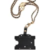 Monogram Lanyard (Black Gold)