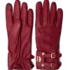 Monogram Leather Gloves (Mulberry)