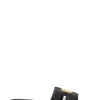 Monogram Slides (Black Leather)