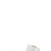 Monogram Slides (White Croc)