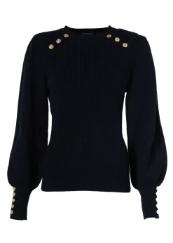 Naomi Crew Neck Knit (Ink Navy)