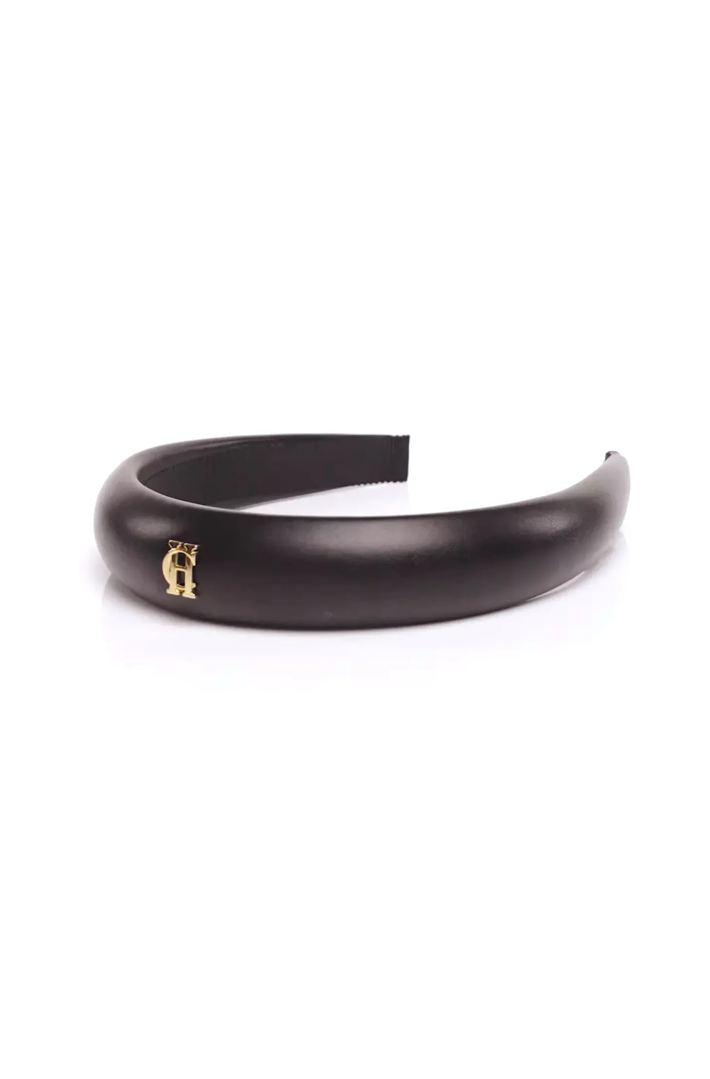 Narrow Headband (Black PU)
