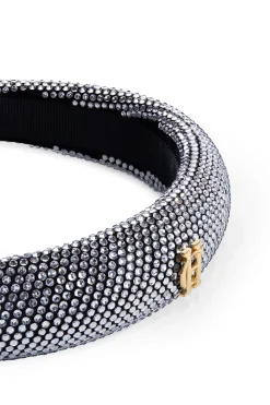 Narrow Headband (Silver Crystal)