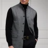 Nehru Gilet (Mono Herringbone)