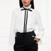 Olivia Tie Shirt (White)