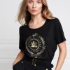 Ornate Crest Tee (Black)